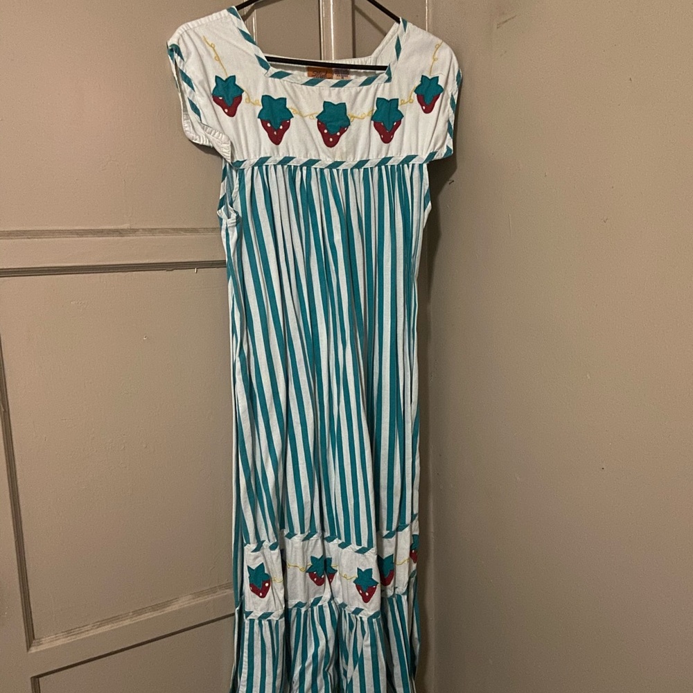 Strawberry maxi dress